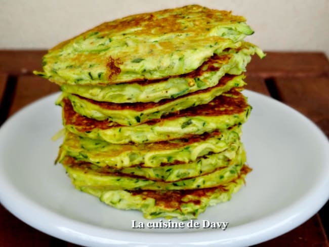 Pancake de courgette et ricotta