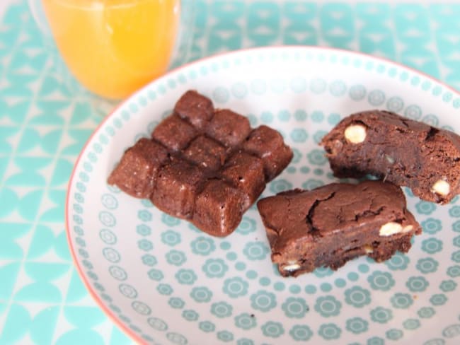 Brownies chocolat noisettes amandes oranges