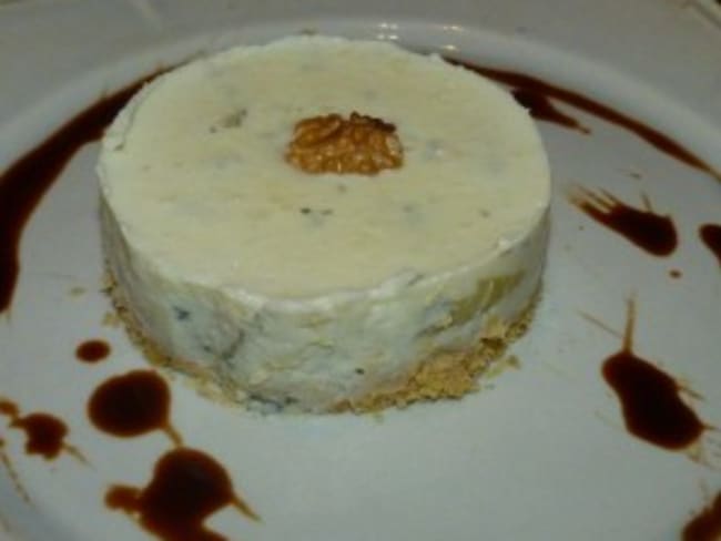 Panna cotta roquefort et poires