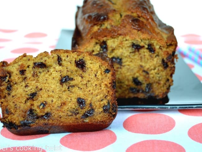 Banana Bread aux pépites de chocolat et au dulce de leche