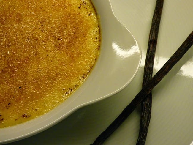 Dessert façon crème brûlée, sans cuisson au four