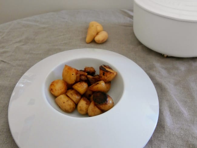 Pommes de terre grenailles au safran