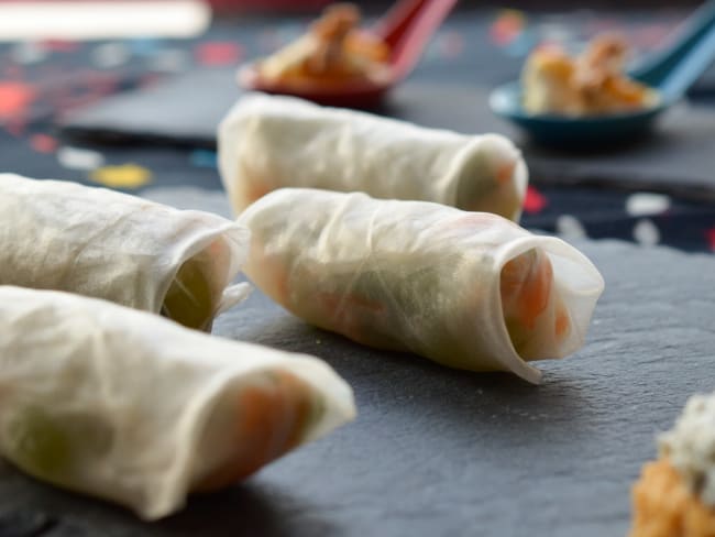 Rouleaux de Printemps au Brie de Melun