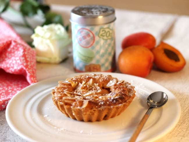 Tarte macaronnée à l’abricot