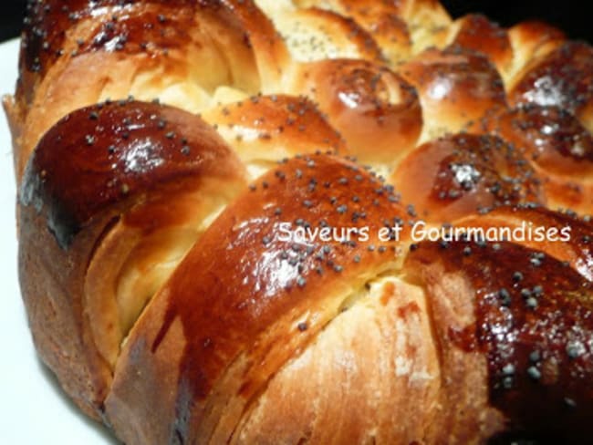 Brioche feuilletée en fleur.