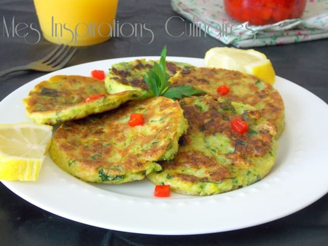 Galettes de courgettes