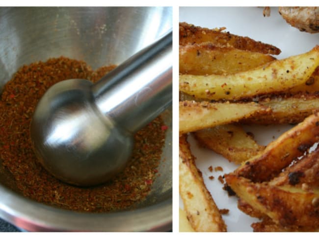 Poulet et frites au four au garam masala