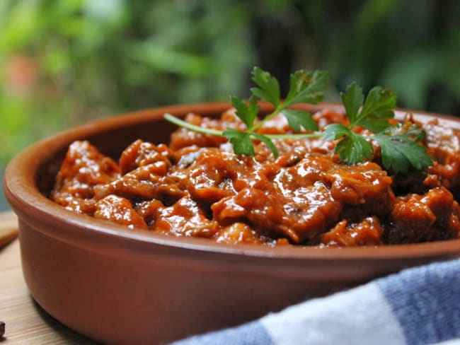 Ragoût de porc aux champignons