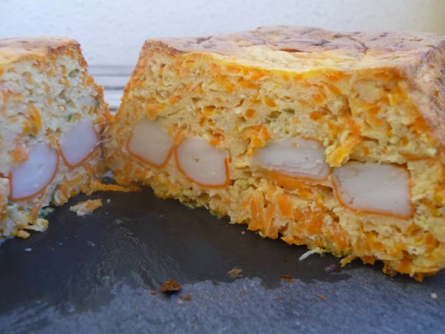 Terrine de crabe carotte et surimi