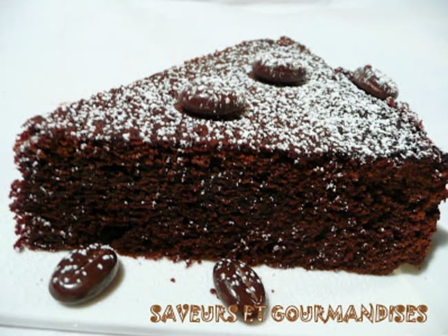 Fondant chocolat-café.