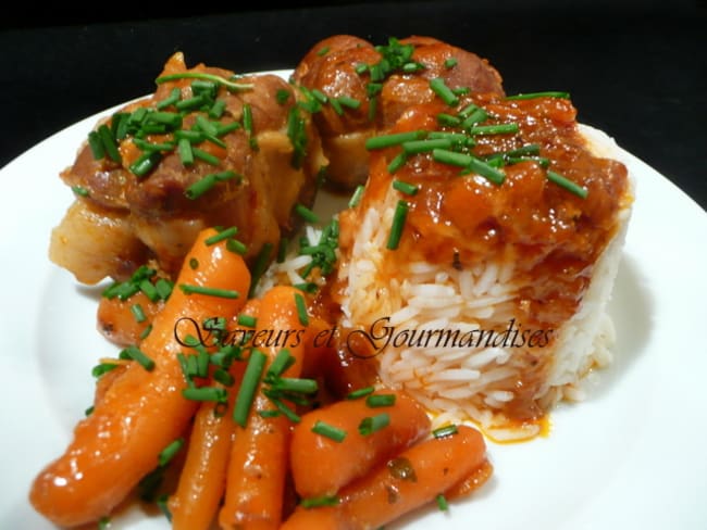 Paupiettes de veau aux saveurs indiennes