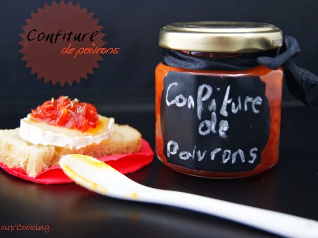 Confiture de poivrons rouges