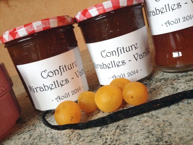 Confiture de mirabelles à la vanille : une belle confiture maison !