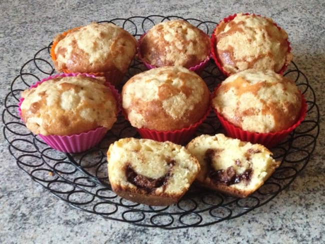 Muffins au Nutella façon crumble