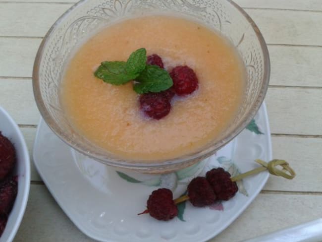 Smoothie melon litchi