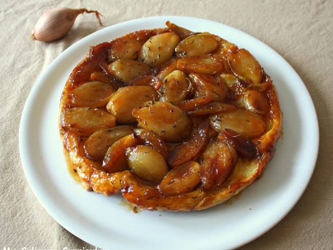 Tatin d'échalotes