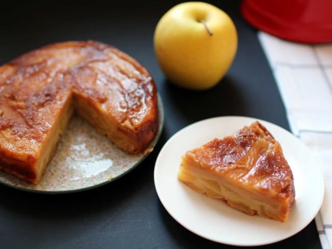 Gâteau fondant aux pommes : l’invisible