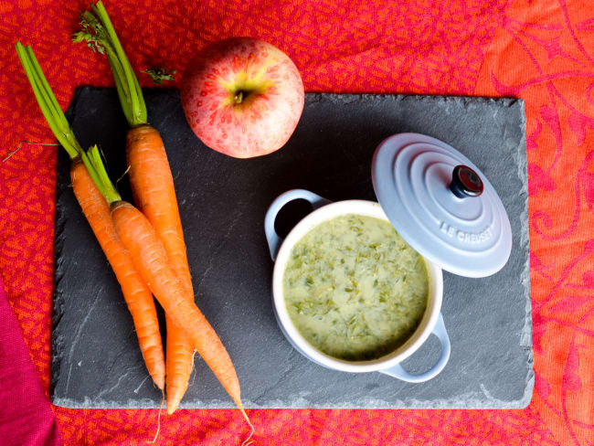 Velouté aux fanes de carottes