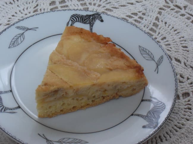 Gâteau fondant aux pommes