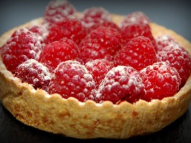 Tarte aux framboises