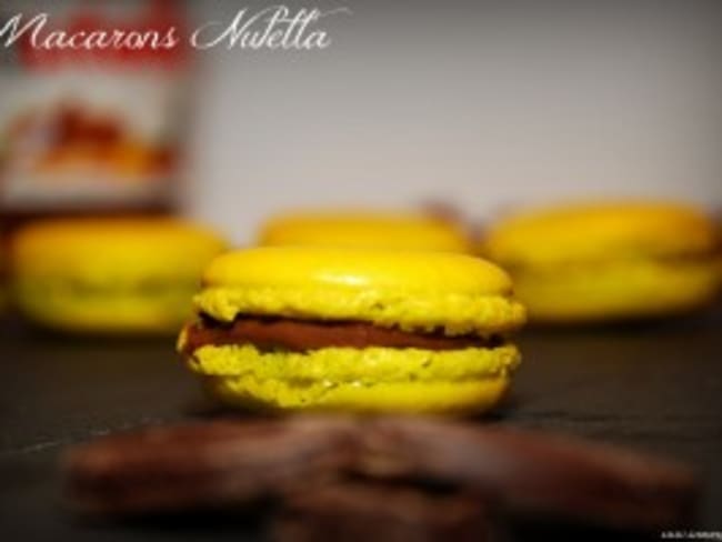 Macarons au Nutella