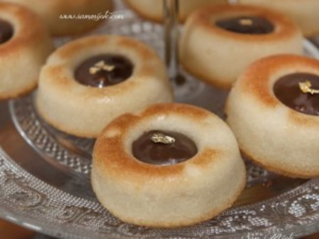 Financiers ganache au Daims