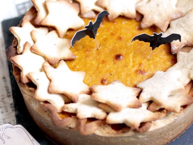 Pumpkin Pie ou tarte à la citrouille pour Halloween comme aux US