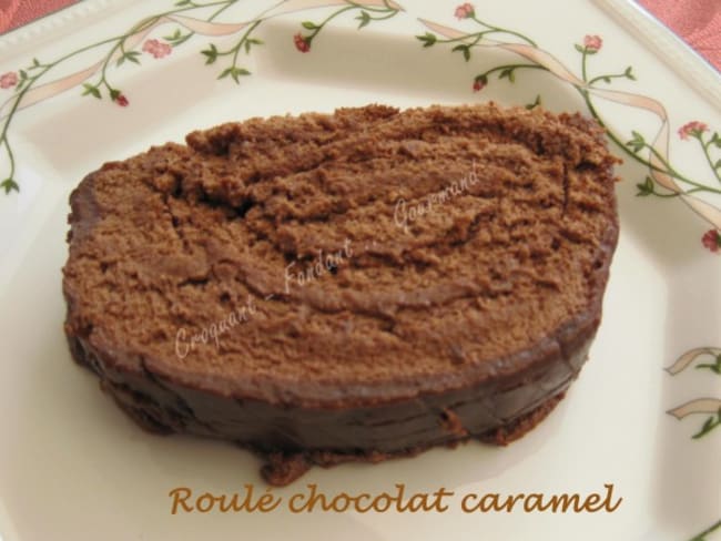 Roulé chocolat caramel