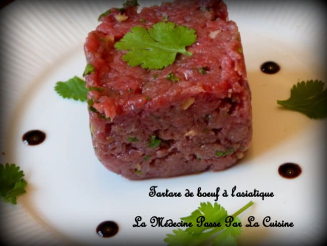 Tartare de boeuf à l'asiatique