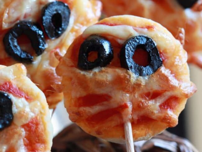 Pizzas Momies parfaites pour Halloween