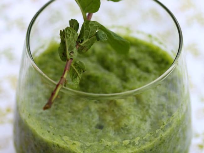 Green Smoothie, boisson aux épinard