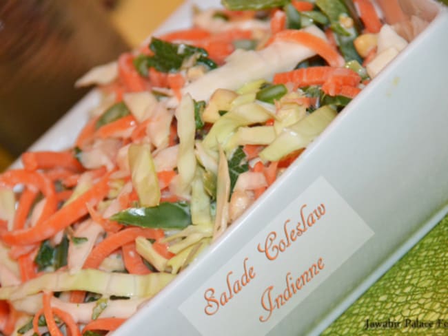 Salade Coleslaw Indienne