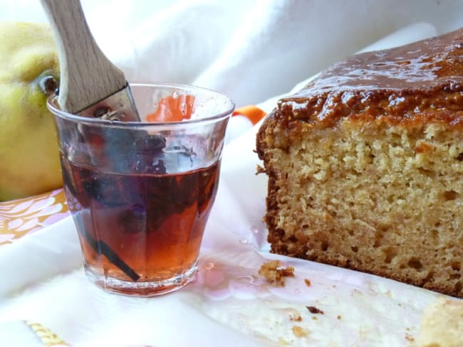 Cake à la compote de coing