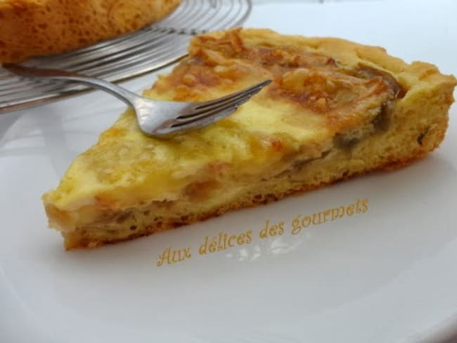 tarte aux oignons et au maroilles