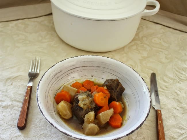 Boeuf braisé aux carottes et navets