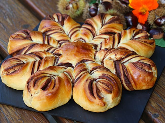 Brioche comme un flocon