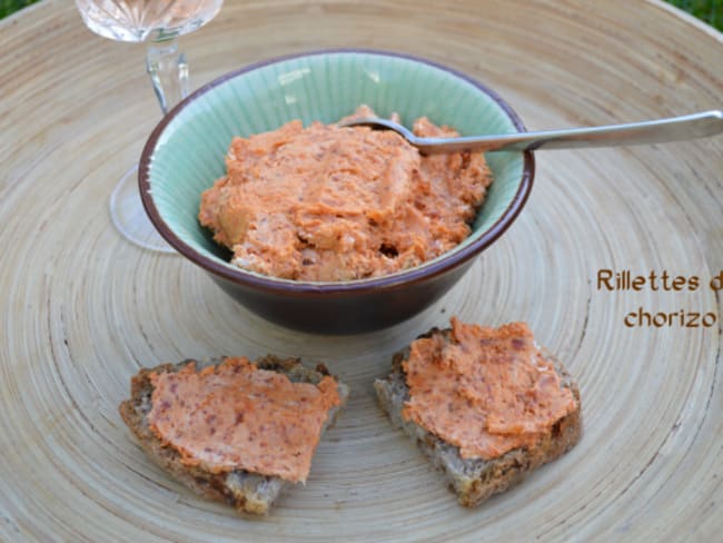 Rillettes de chorizo pour l'apéritif