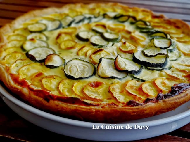 Tarte à la courgette et à la ricotta