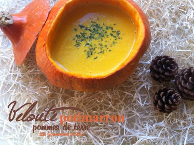 Velouté potimarron et pommes de terre