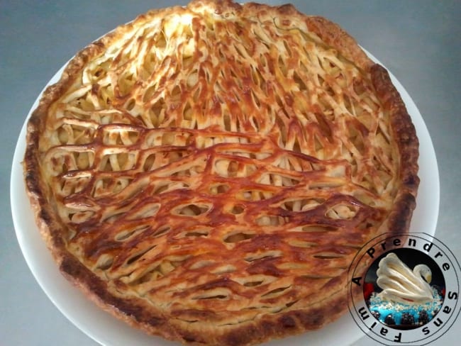 Tarte à la compote de pommes