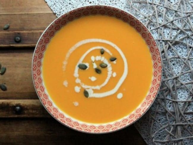 Velouté de butternut et kiri