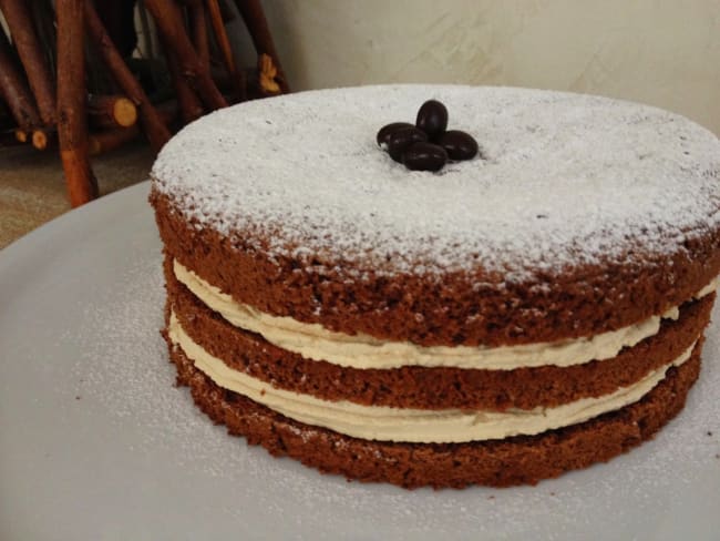 Gâteau sans gluten aux noix et au mascarpone