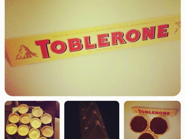 Tartelettes au Toblerone