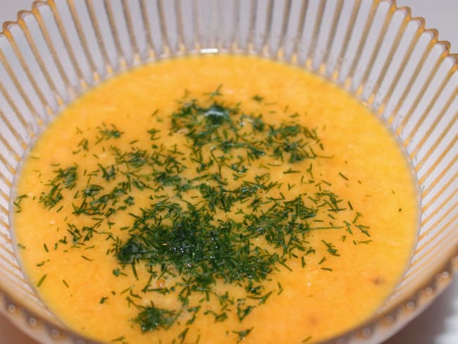 Soupe de poisson au safran