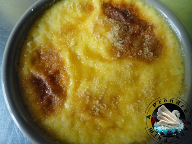 Crème brûlée indienne