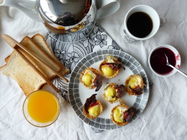 Mini coupes tout en un pour le brunch