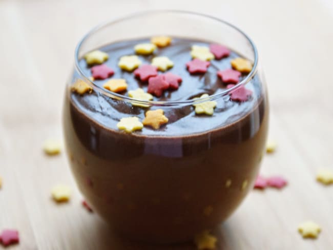 Panacotta au chocolat noir