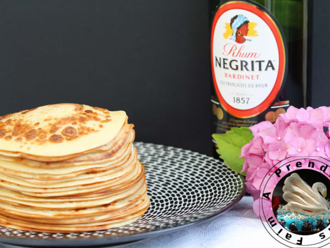 Crêpes au rhum Negrita