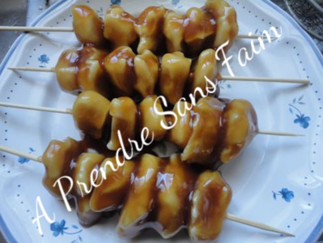 Brochettes japonaises Mitarashi Dango