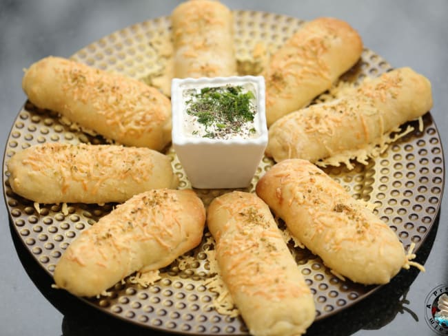 Breadsticks au saumon fumé